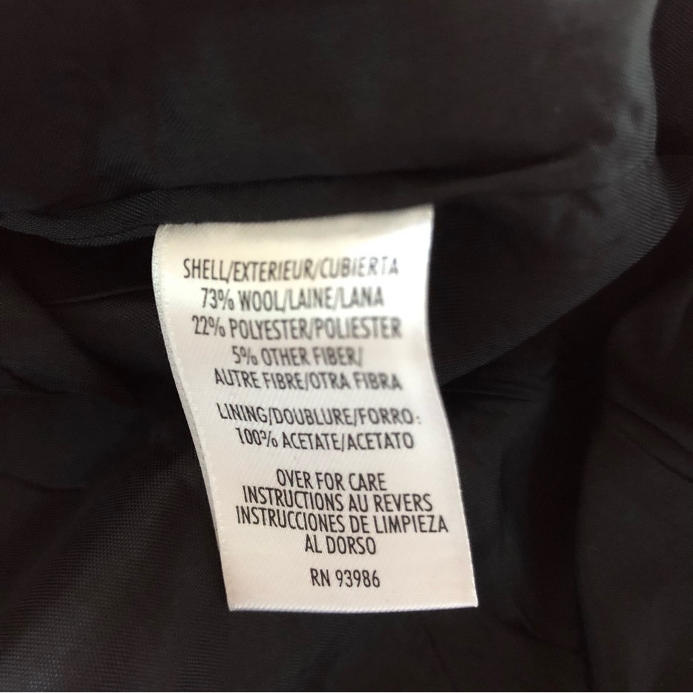 Casual Corner Annex Petite Women Tweed Suit Set/Black & White - Picture 7 of 16